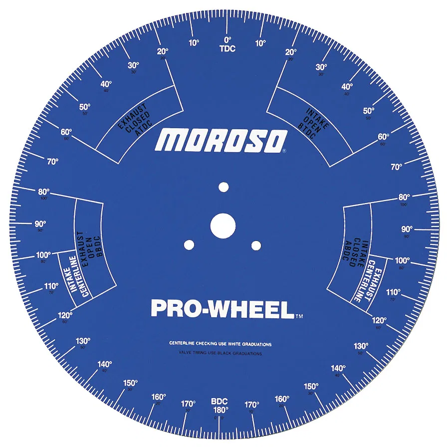 62191 – MOROSO Camshaft Degree Tool, Engine Stand Use Heavy Gauge Metal Adapter For Virtually Any Engine